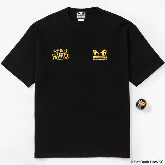 【数量限定】ゴッコ堂 - 福岡ソフトバンクホークス 気合田くん Tシャツ+気合だるまくんセット -  HKDSTOY限定【2024年11月中旬より順次お届け予定】