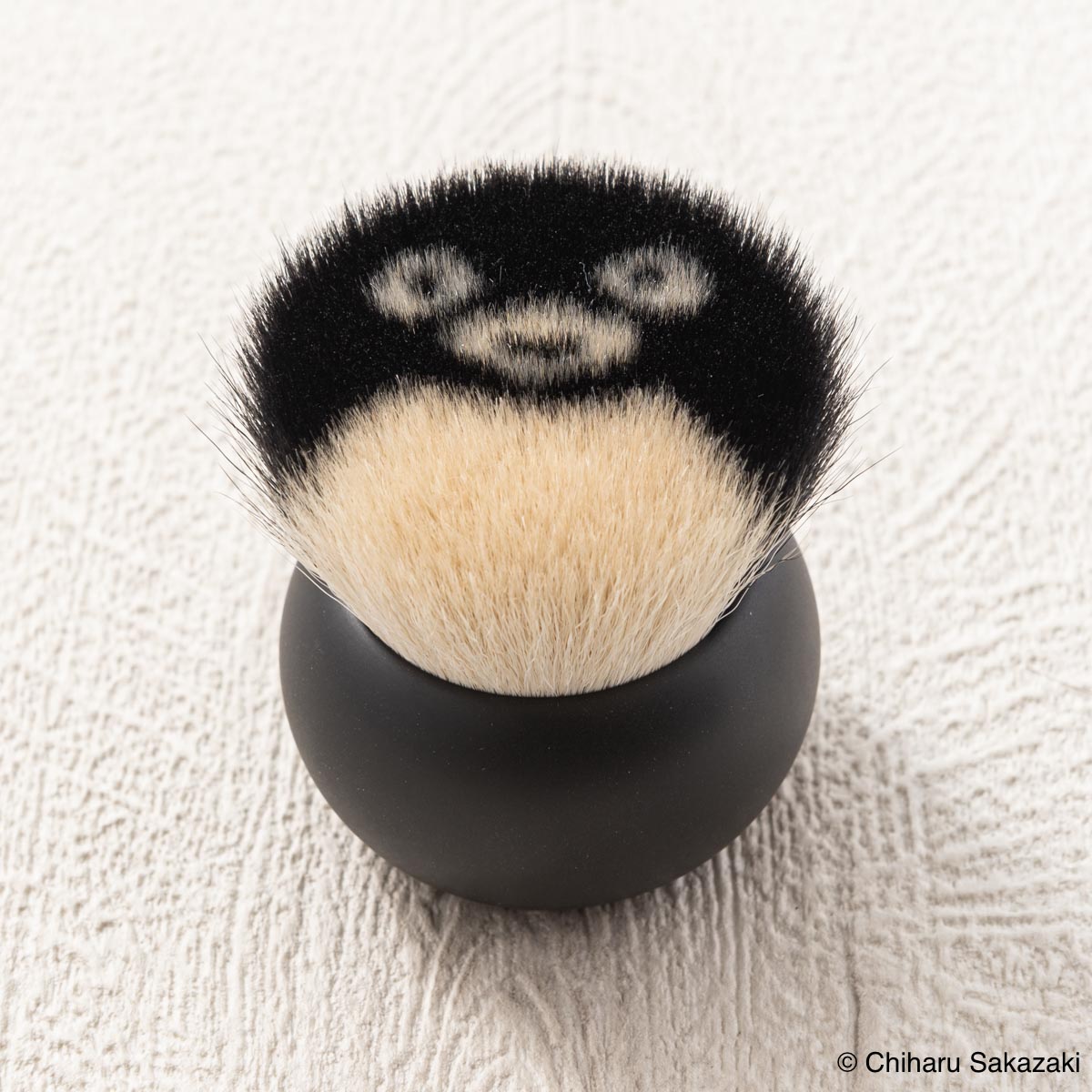 さかざきちはる ペンギンクマノフデ(熊野筆)フェイスブラシ