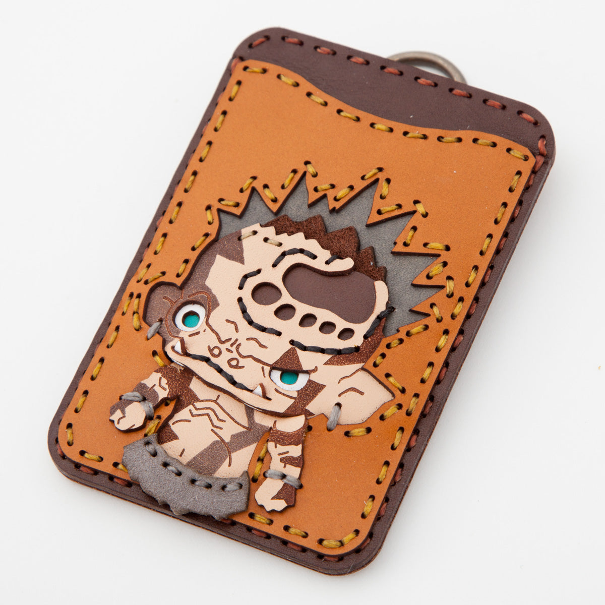 OJAGA DESIGN 邪鬼 カードケース(ブラウン)