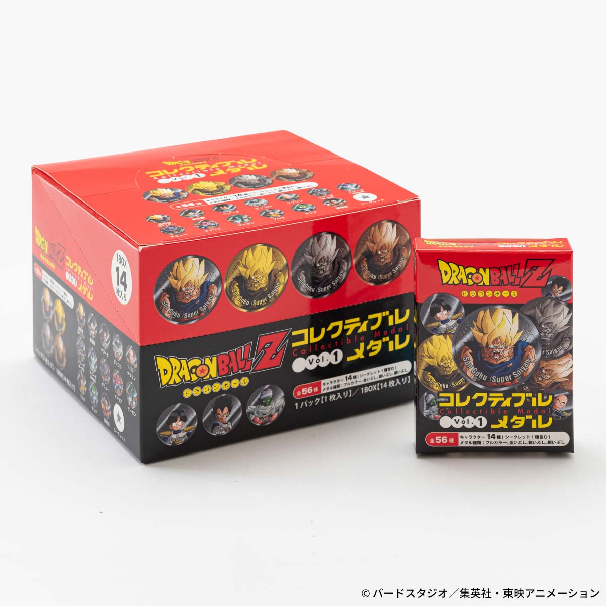 【ヒキダシストア限定特典 界王フルカラーメダル付き】ドラゴンボールZ コレクティブルメダル Vol.1 [1BOX（14枚入り）]【2025年1月下旬より順次お届け予定】