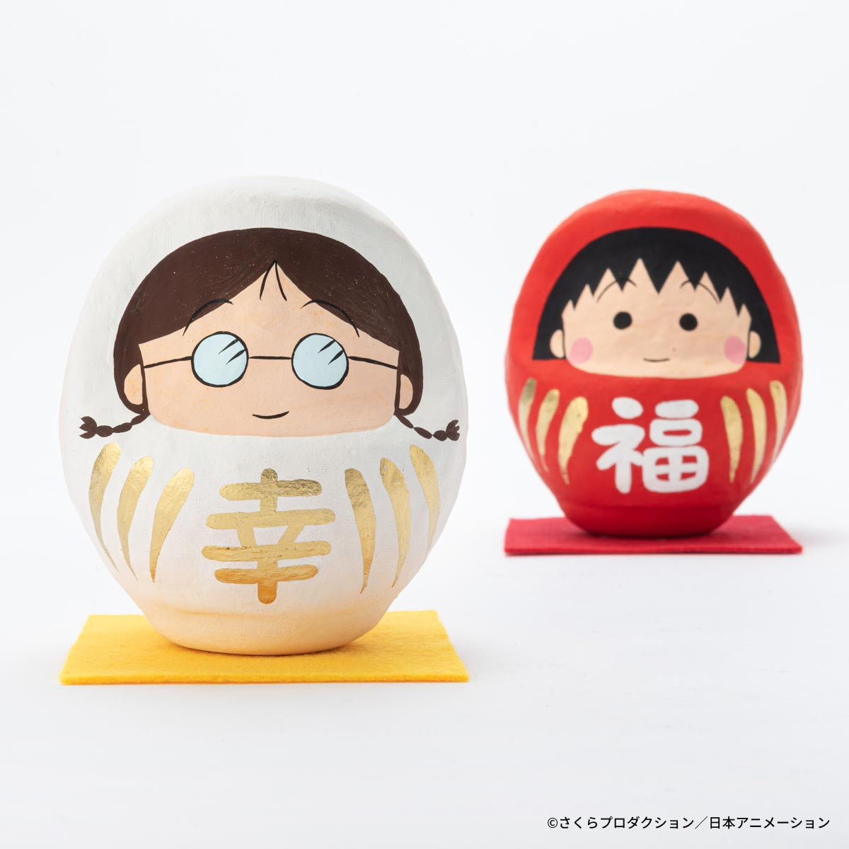 ちびまる子ちゃん 高崎だるま [たまちゃん/幸] 白【2026年3月中旬より