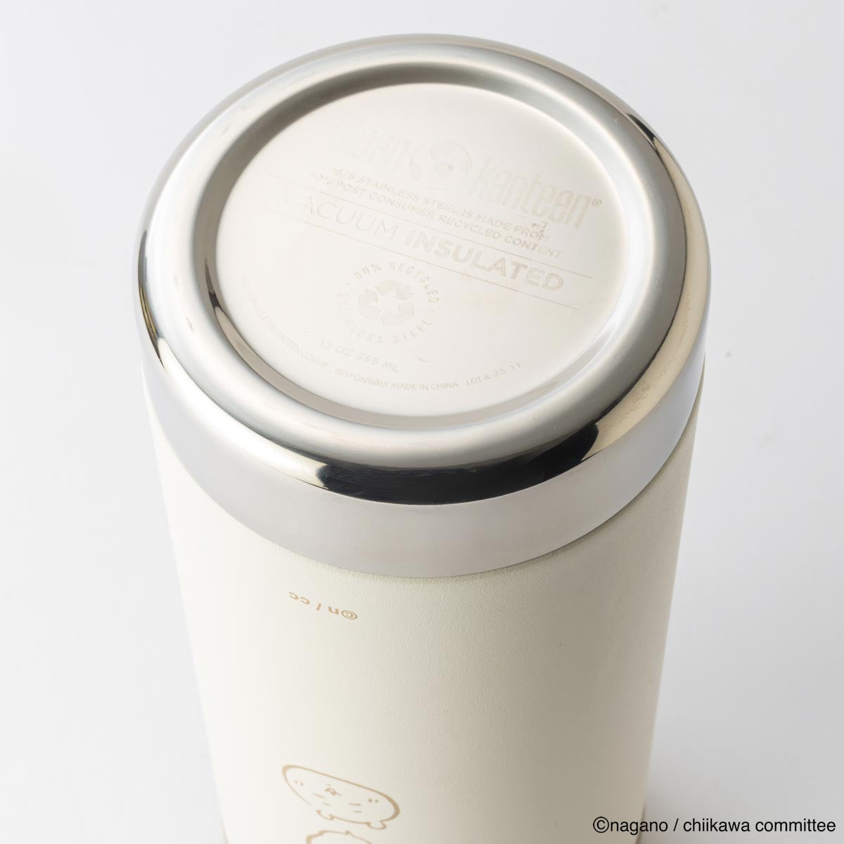 Klean Kanteen ちいかわ インスレートボトル TKWide 12oz（355ml）w/カフェキャップ [ちいかわ]【2025年8月中旬より順次お届け予定】