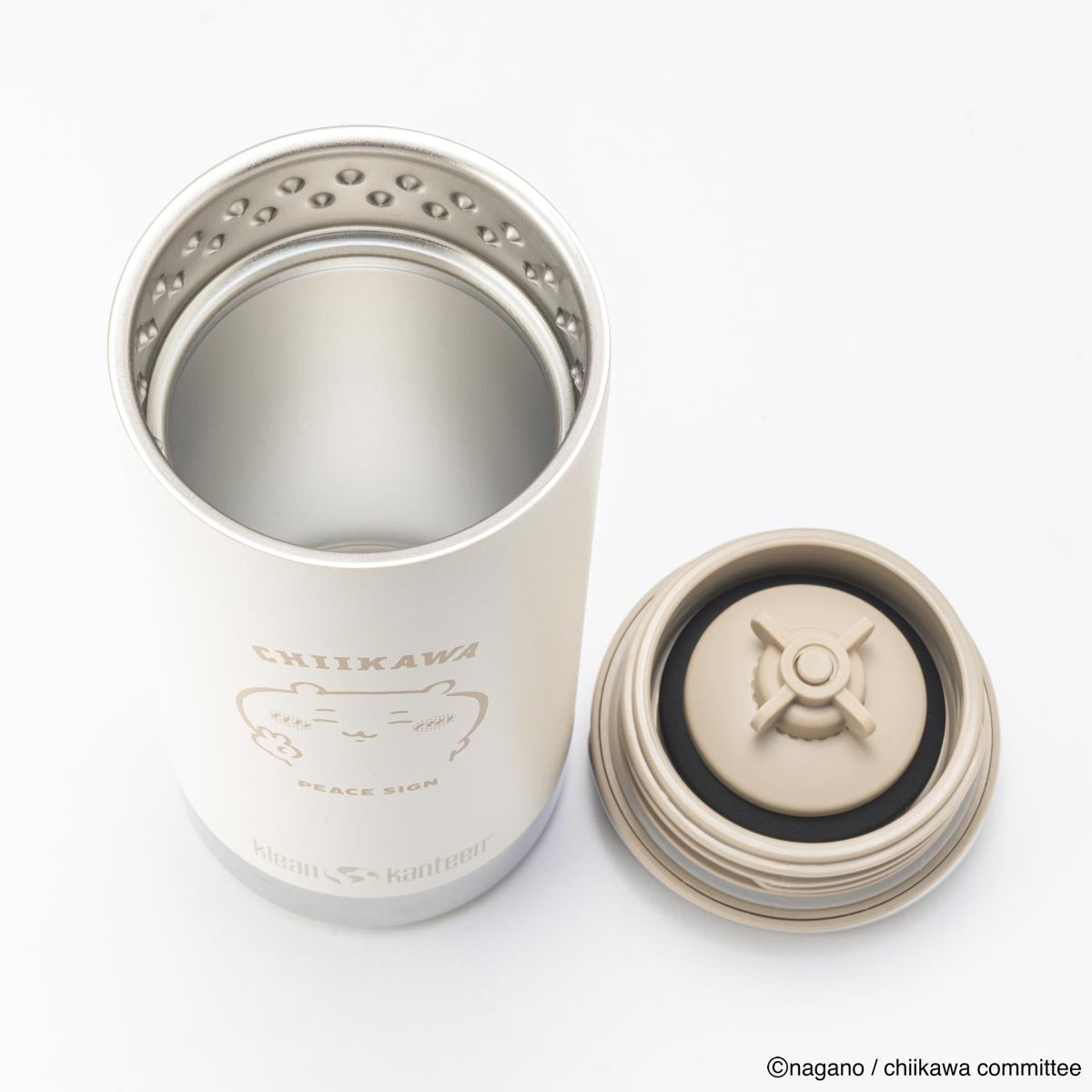 Klean Kanteen ちいかわ インスレートボトル TKWide 12oz（355ml）w/カフェキャップ [ちいかわ]【2025年8月中旬より順次お届け予定】