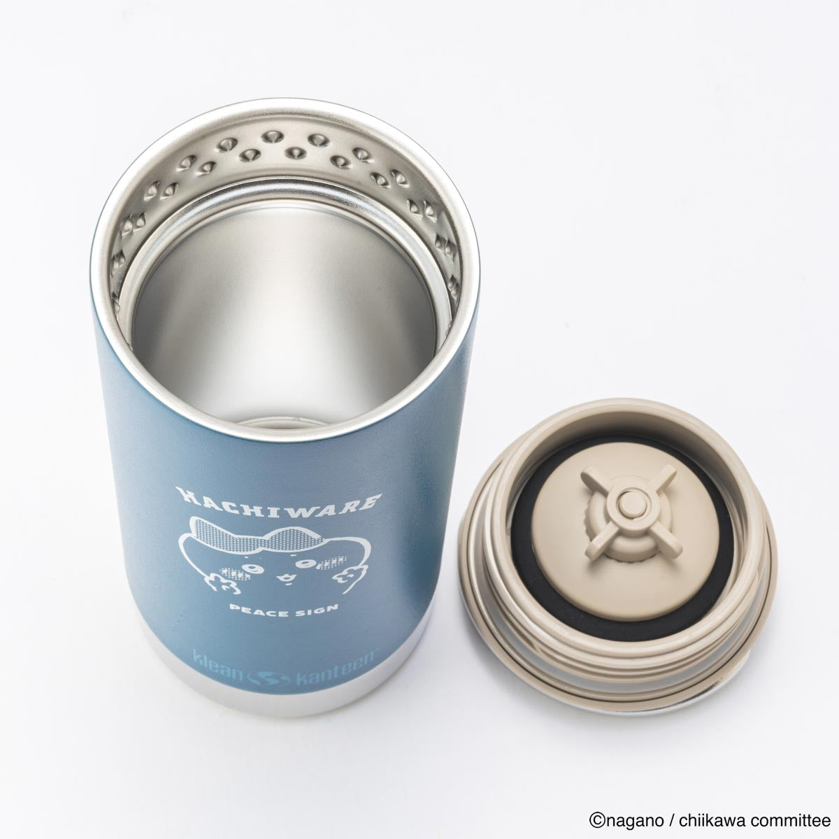 Klean Kanteen ちいかわ インスレートボトル TKWide 12oz（355ml）w/カフェキャップ [ハチワレ]【2025年8月中旬より順次お届け予定】