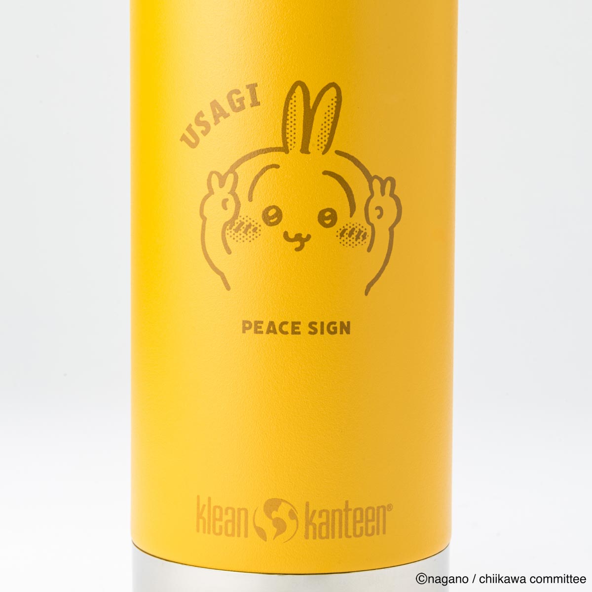 Klean Kanteen ちいかわ インスレートボトル TKWide 12oz（355ml）w/カフェキャップ [うさぎ]【2025年8月中旬より順次お届け予定】