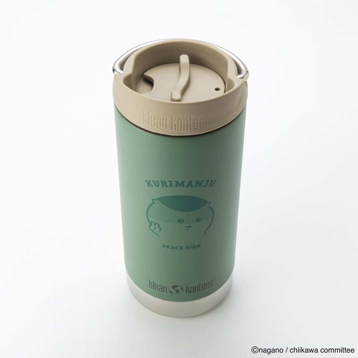 Klean Kanteen ちいかわ インスレートボトル TKWide 12oz（355ml）w/カフェキャップ [くりまんじゅう]【2025年8月中旬より順次お届け予定】