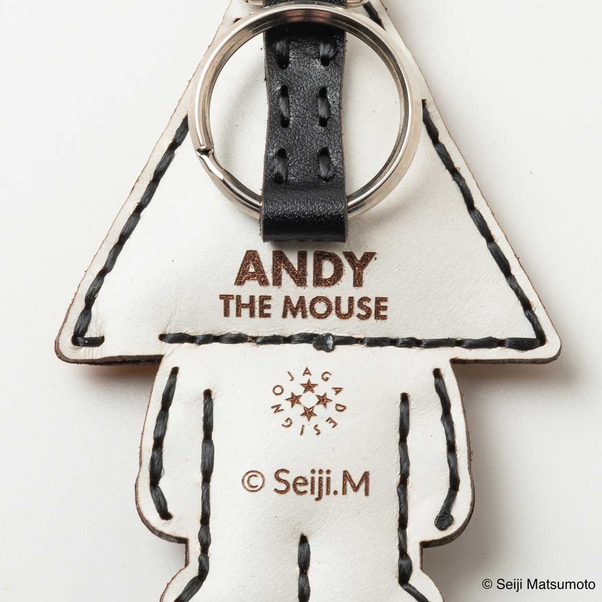 OJAGA DESIGN ねずみのANDY [ANDY/チーズ] キーホルダー【2026年8月下旬より順次お届け予定】