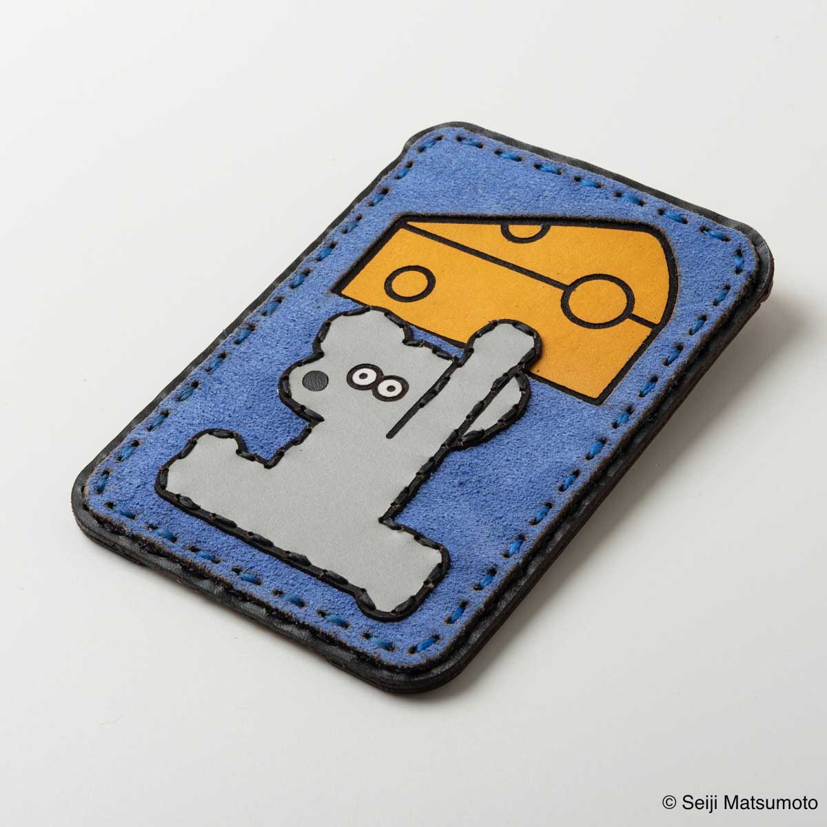 OJAGA DESIGN ねずみのANDY カードケース（ブルー）【2026年8月下旬より順次お届け予定】