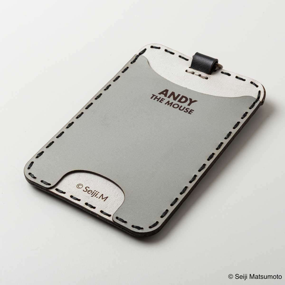 OJAGA DESIGN ねずみのANDY カードケース（ブルー）【2026年8月下旬より順次お届け予定】