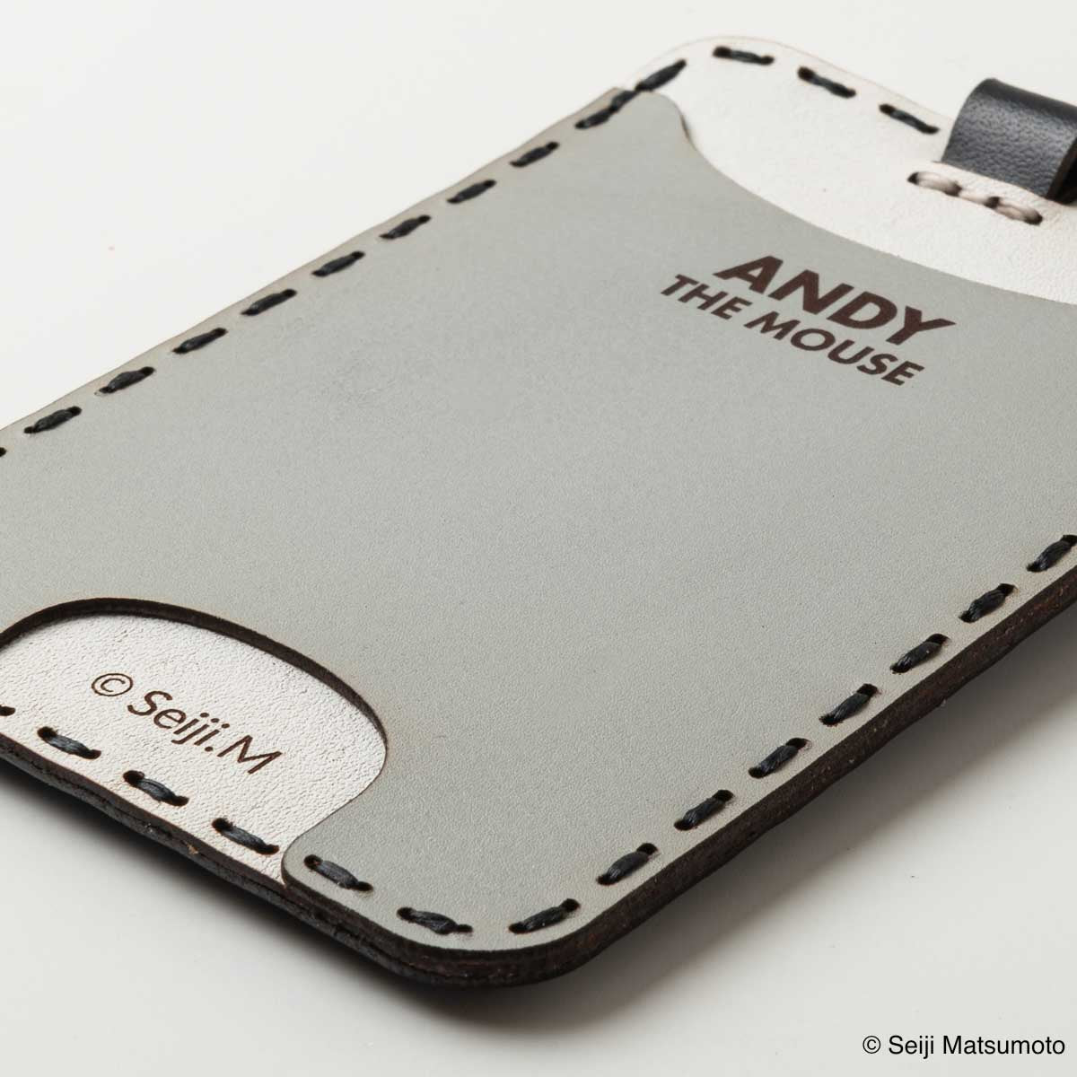 OJAGA DESIGN ねずみのANDY カードケース（ブルー）【2026年8月下旬より順次お届け予定】