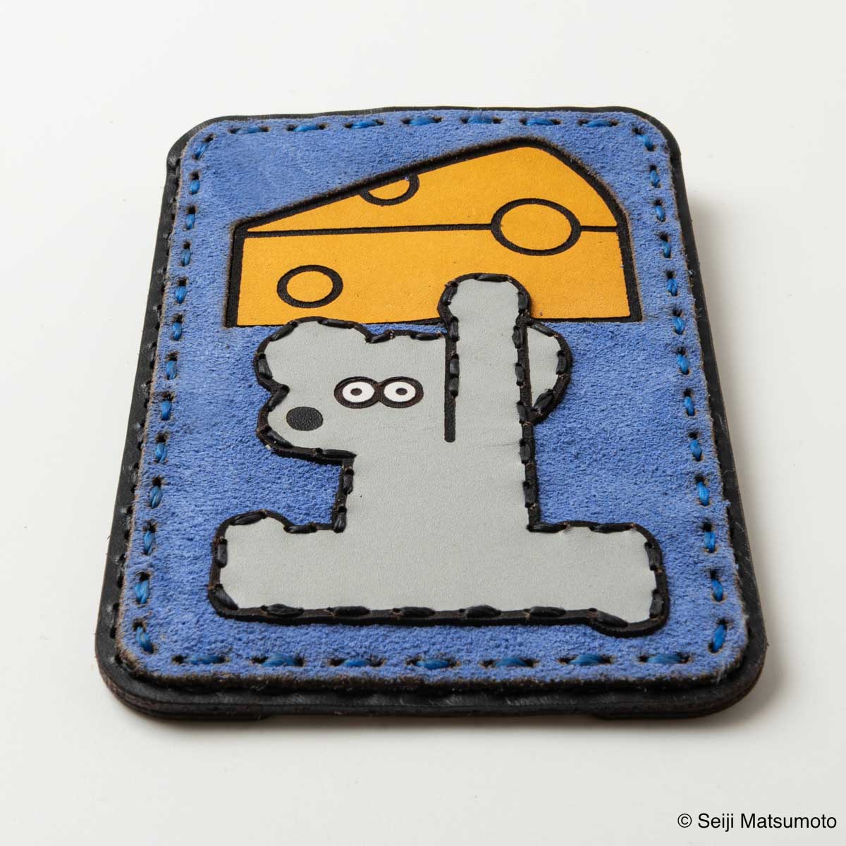 OJAGA DESIGN ねずみのANDY カードケース（ブルー）【2026年8月下旬より順次お届け予定】