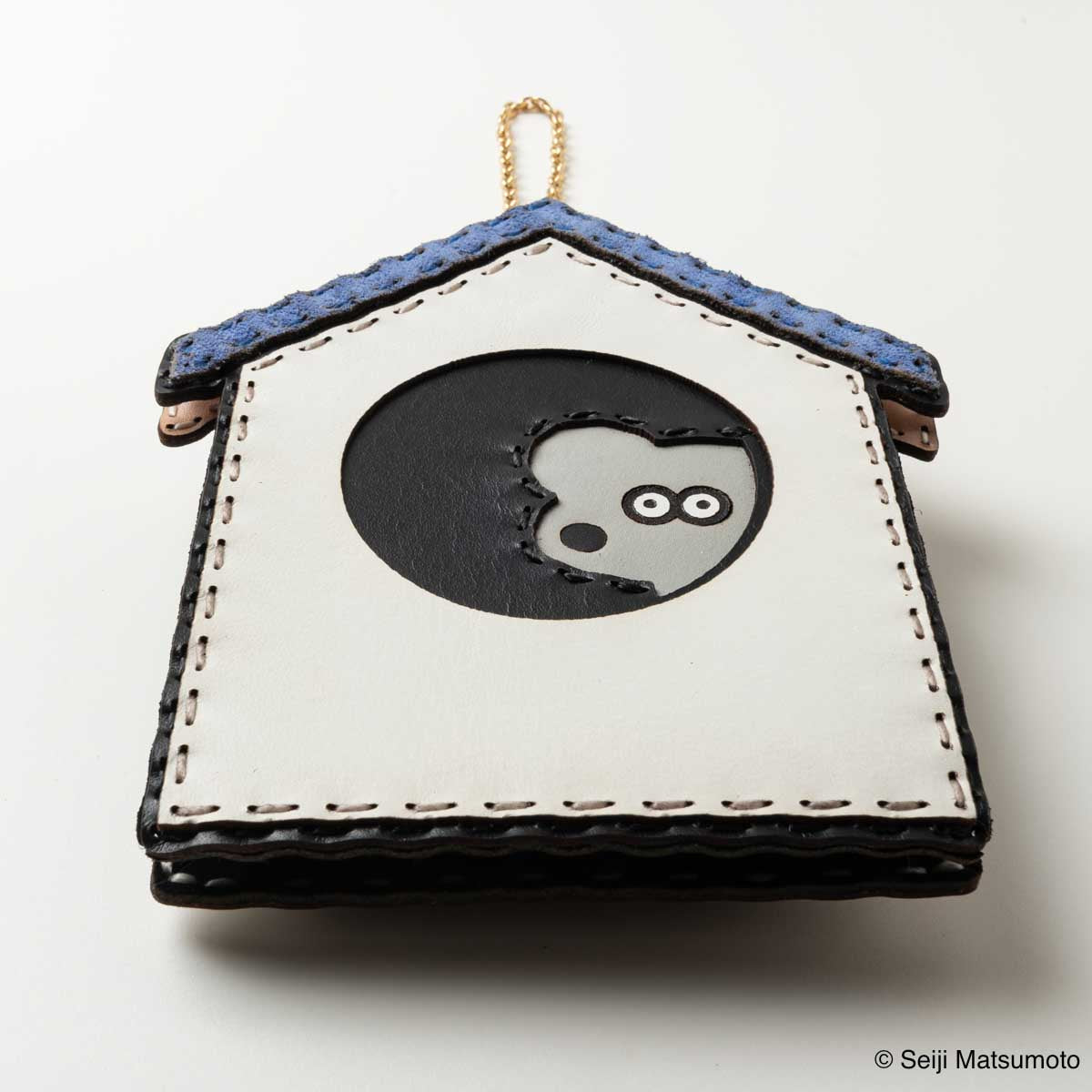 OJAGA DESIGN ねずみのANDY 家型カードケース（ブルー）【2026年8月下旬より順次お届け予定】