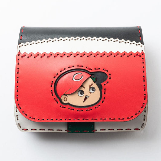 OJAGA DESIGN 広島東洋カープ [カープ坊や] ショートウォレット【2026年2月下旬より順次お届け予定】