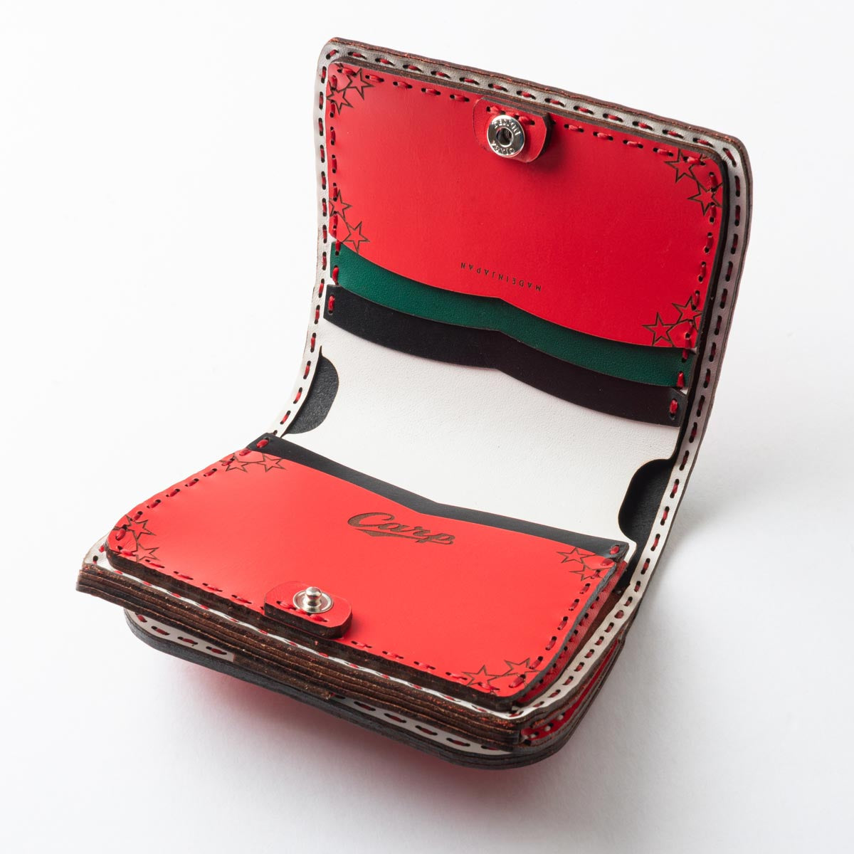 OJAGA DESIGN 広島東洋カープ [カープ坊や] ショートウォレット【2026年2月下旬より順次お届け予定】