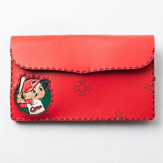 OJAGA DESIGN 広島東洋カープ [カープ坊や] ブックサイズウォレット【2026年2月下旬より順次お届け予定】