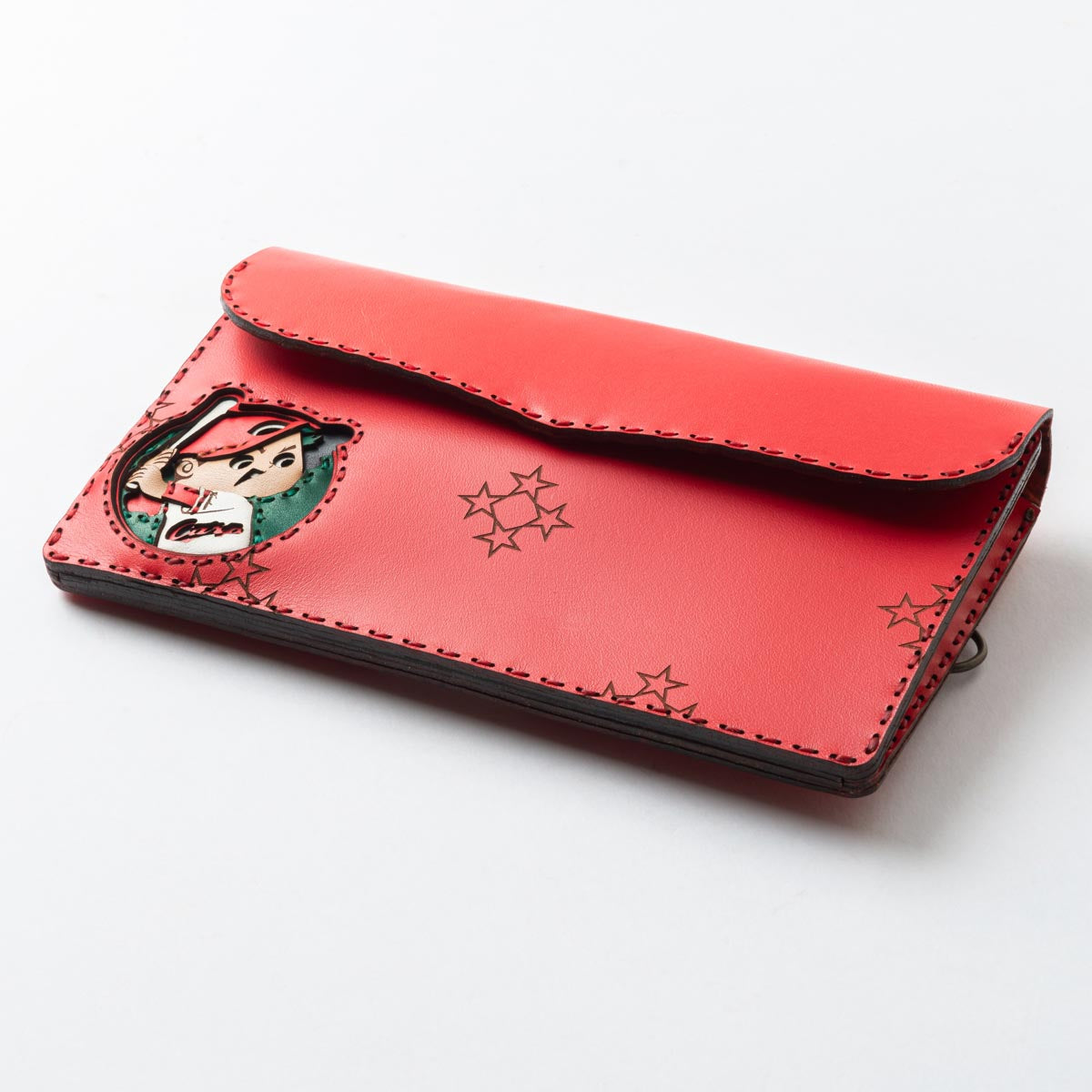 OJAGA DESIGN 広島東洋カープ [カープ坊や] ブックサイズウォレット*