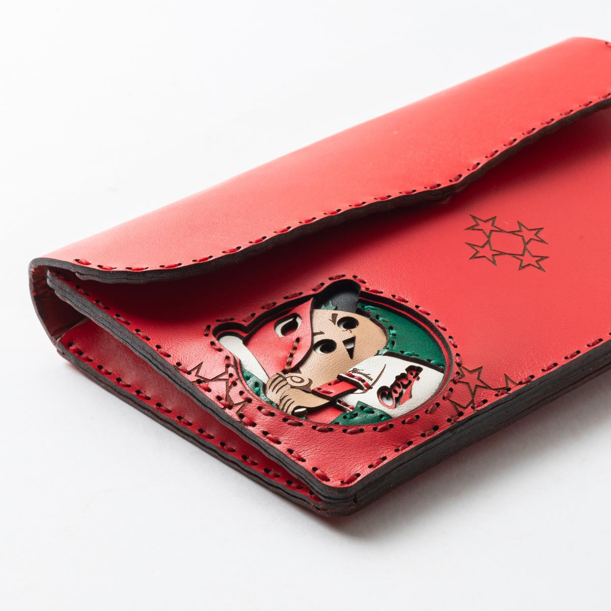 OJAGA DESIGN 広島東洋カープ [カープ坊や] ブックサイズウォレット*