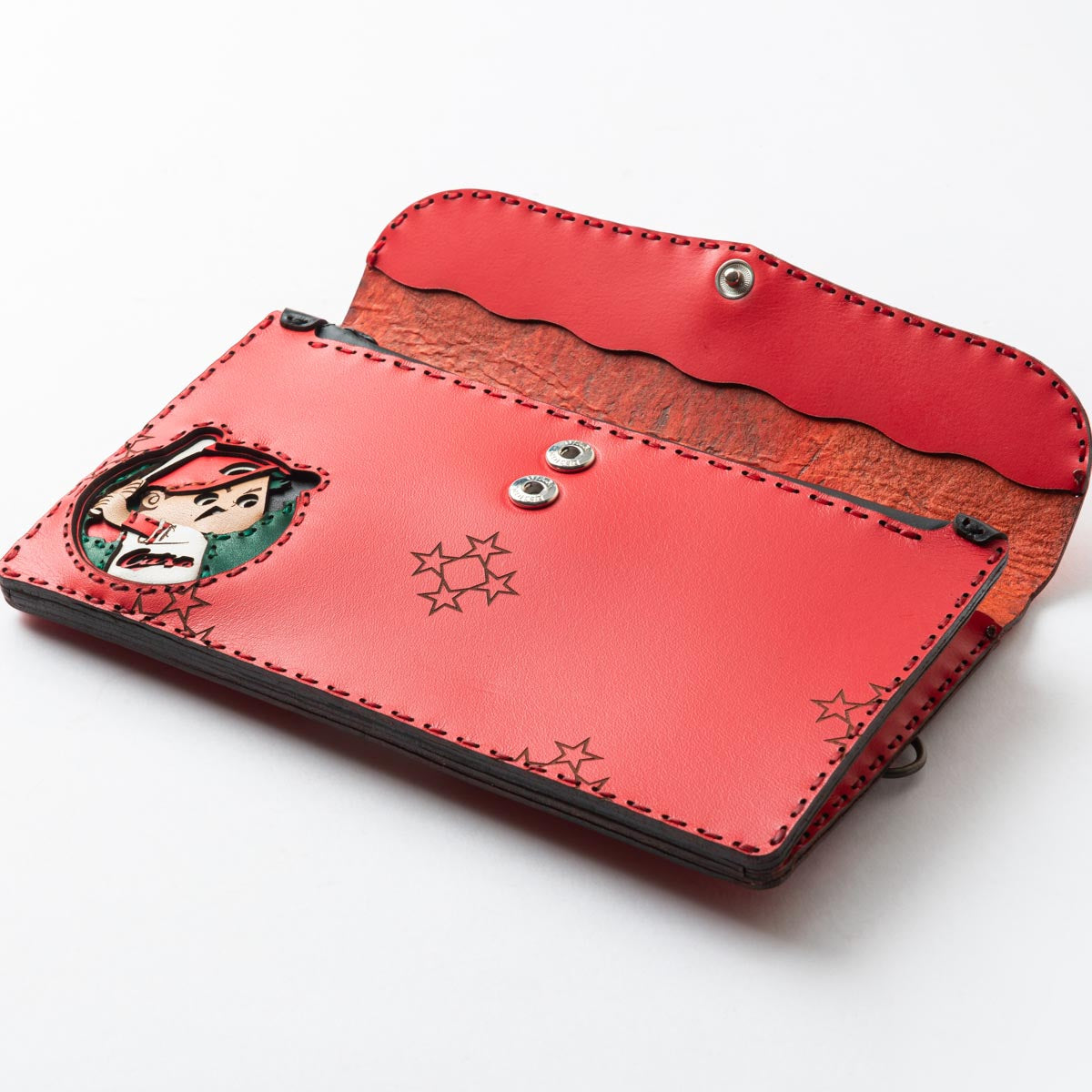 OJAGA DESIGN 広島東洋カープ [カープ坊や] ブックサイズウォレット*