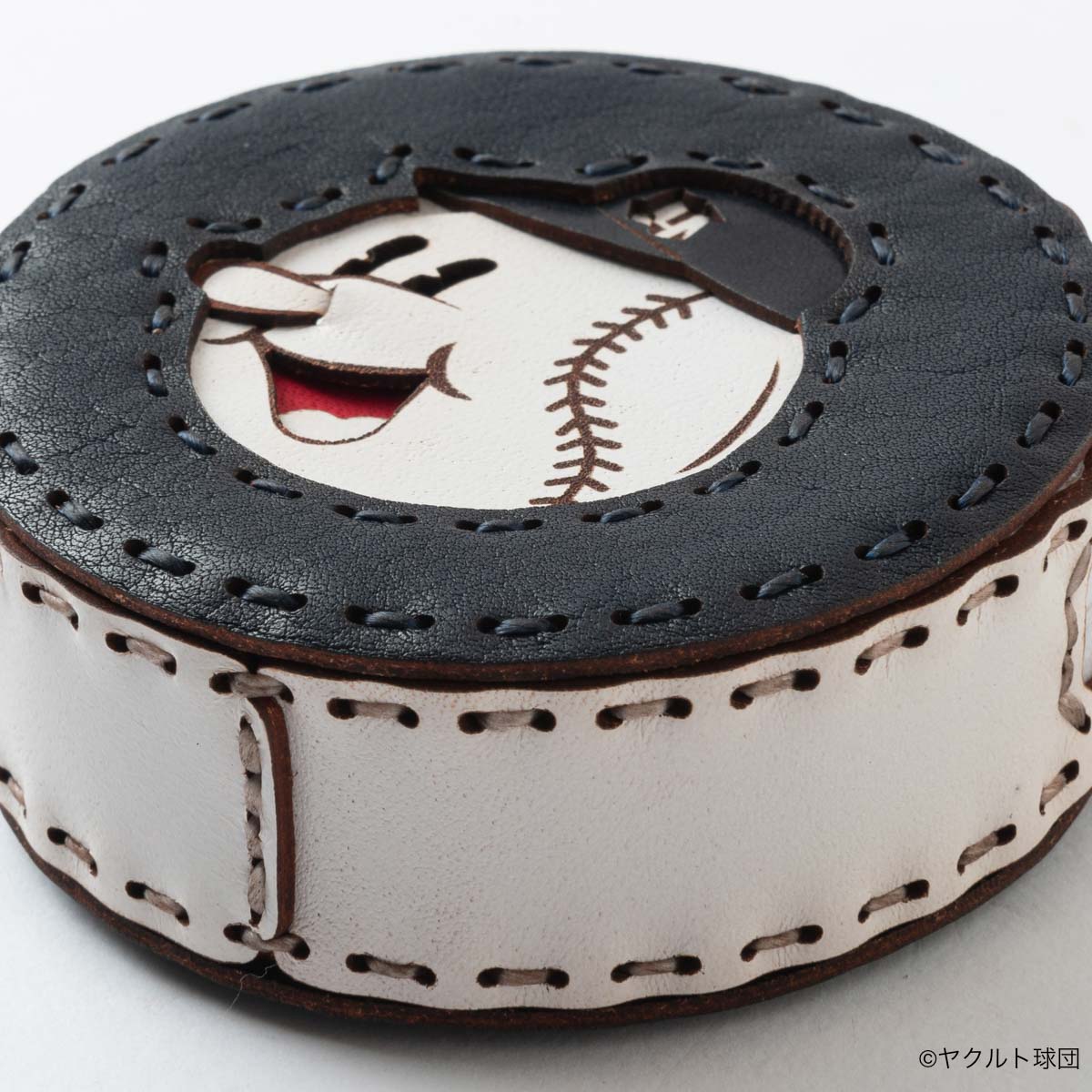 日米野球 記念銀 ケース付き OJAGA DESIGN 東京ヤクルトスワローズ [ボール君(横顔)] コインケース