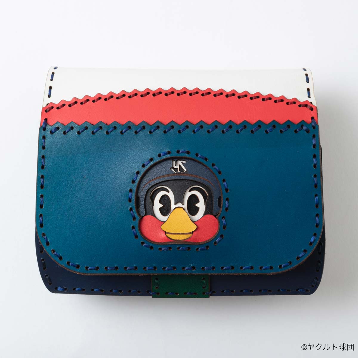 OJAGA DESIGN 東京ヤクルトスワローズ [つば九郎] ショートウォレット【2026年2月下旬より順次お届け予定】