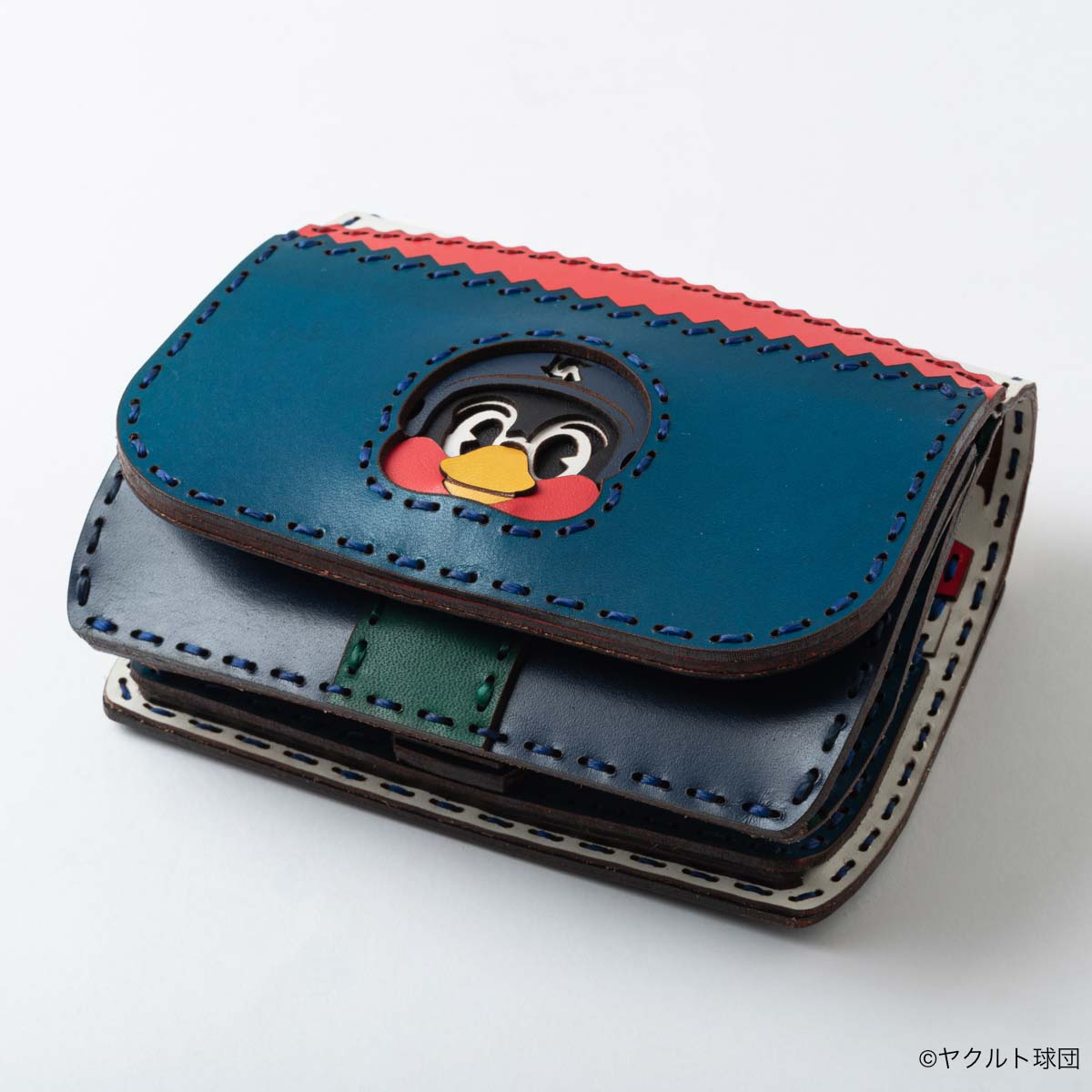 OJAGA DESIGN 東京ヤクルトスワローズ [つば九郎] ショートウォレット