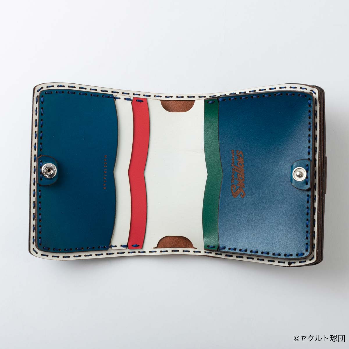 OJAGA DESIGN 東京ヤクルトスワローズ [つば九郎] ショートウォレット【2026年2月下旬より順次お届け予定】