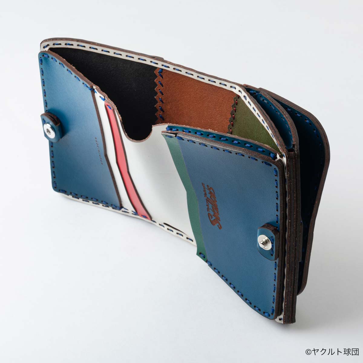 OJAGA DESIGN 東京ヤクルトスワローズ [つば九郎] ショートウォレット【2026年2月下旬より順次お届け予定】