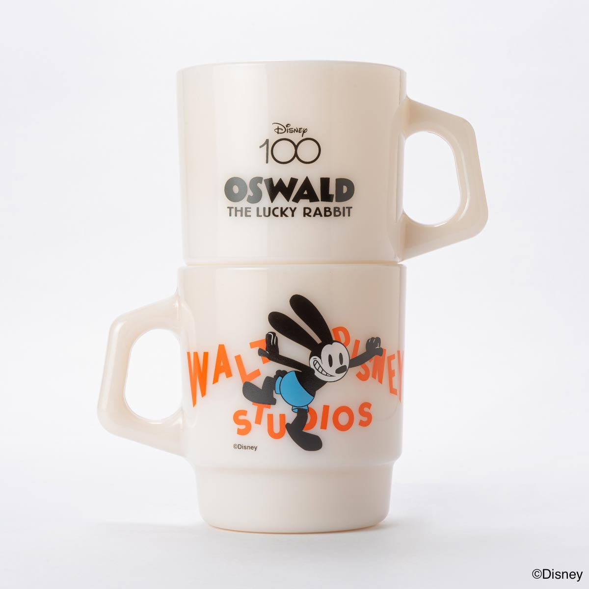 Fire-King スタッキングマグ Oswald the Lucky Rabbit [Disney100