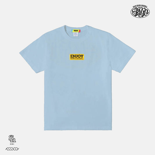 [ホークス/manucoffee] ENJOY B&B Tシャツ LIGHT BLUE（ヒキダシストア限定カラー）【2025年11月中旬お届け予定】