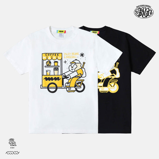 [ホークス/manucoffee] Messenger Dog Tシャツ