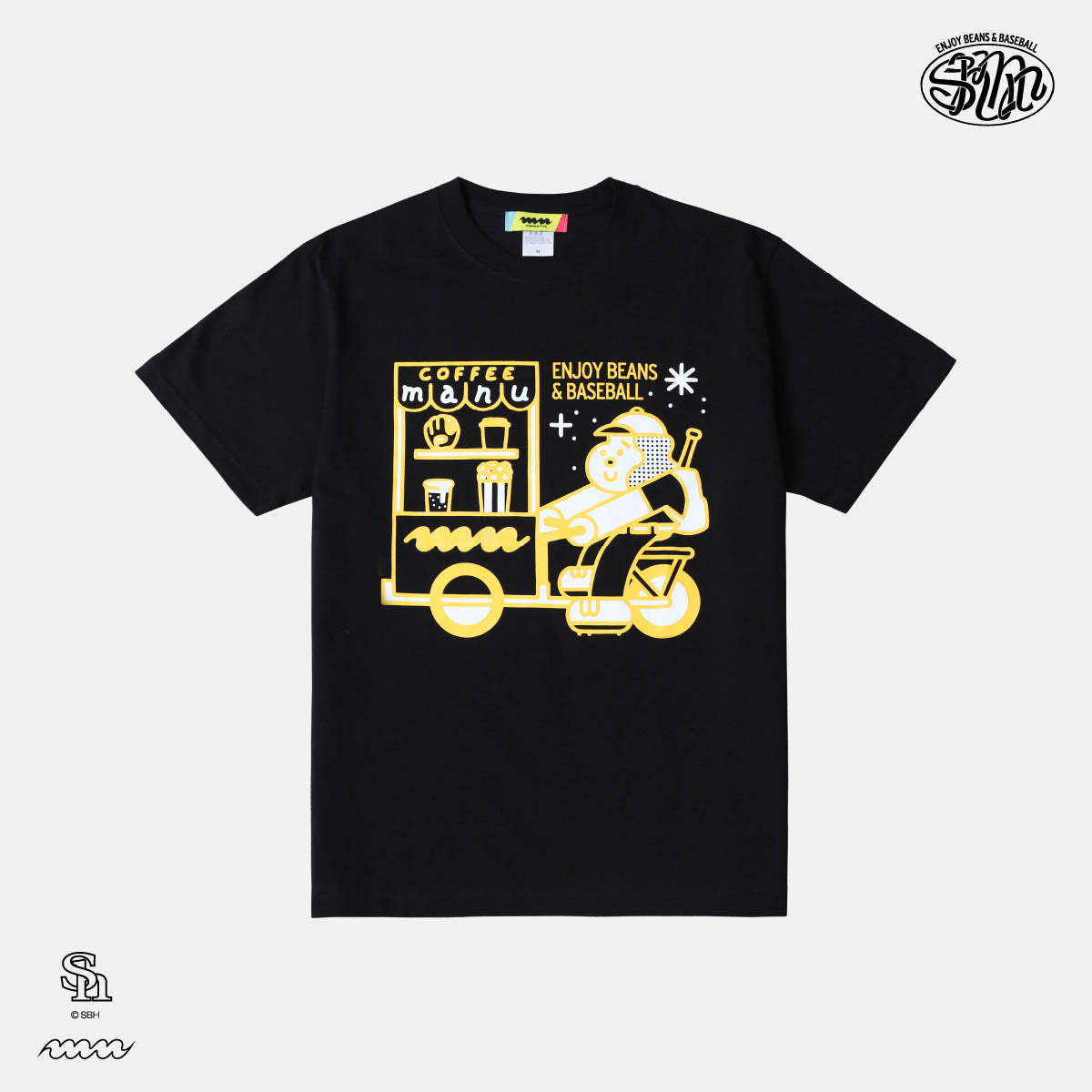 [ホークス/manucoffee] Messenger Dog Tシャツ