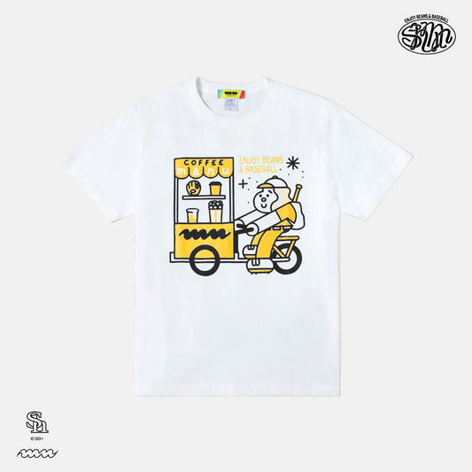 [ホークス/manucoffee] Messenger Dog Tシャツ