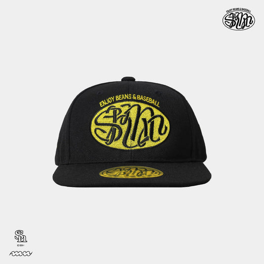 [ホークス/manucoffee] Logo スナップバックキャップ