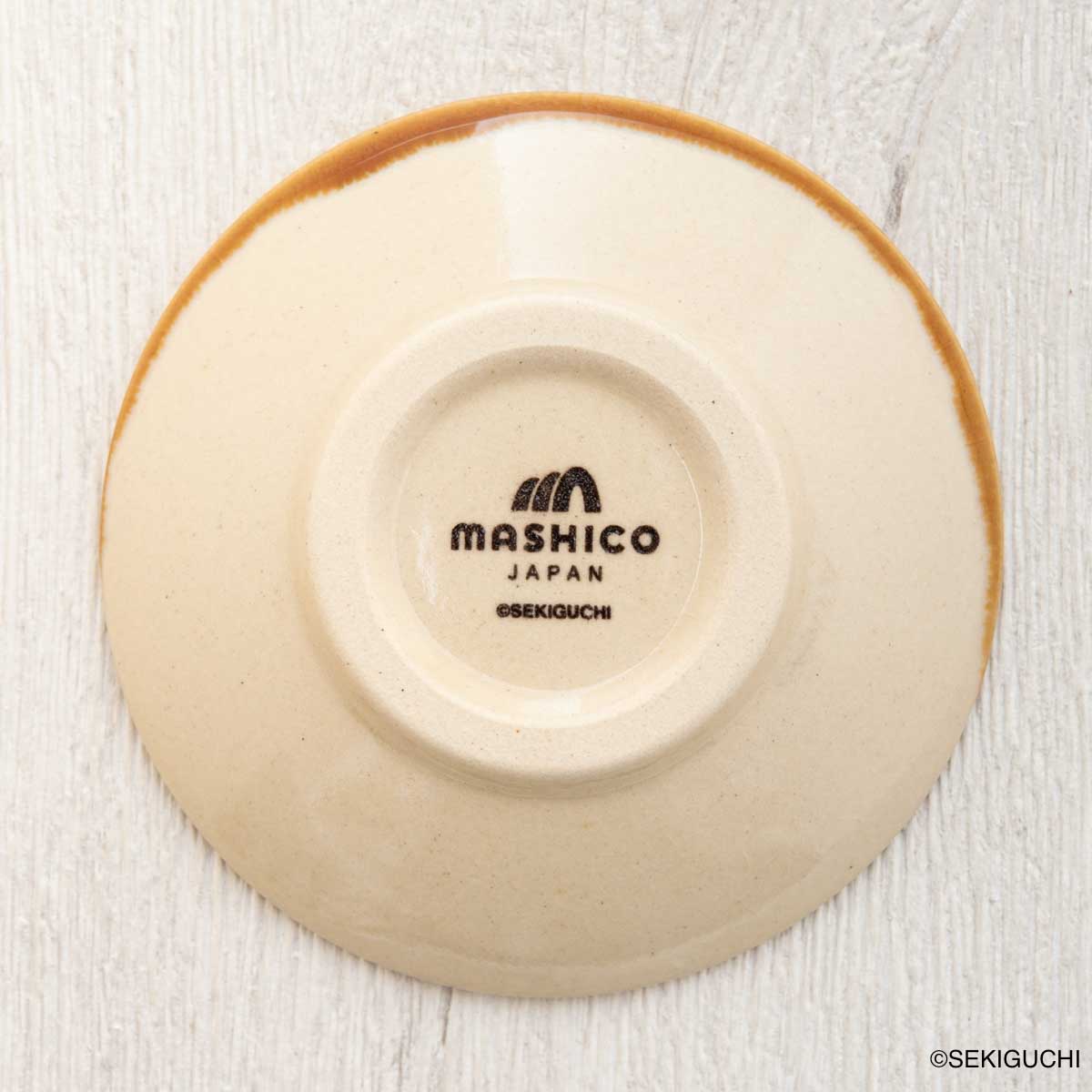あずきまめ イタリー製　アンティーク　大皿　シーフードが素敵です MASHICO 豆皿 モンチッチ アンバー（飴釉） – ヒキダシストア
