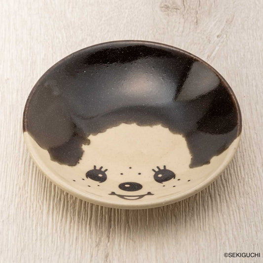 MASHICO 豆皿 モンチッチ ブラック（黒釉）