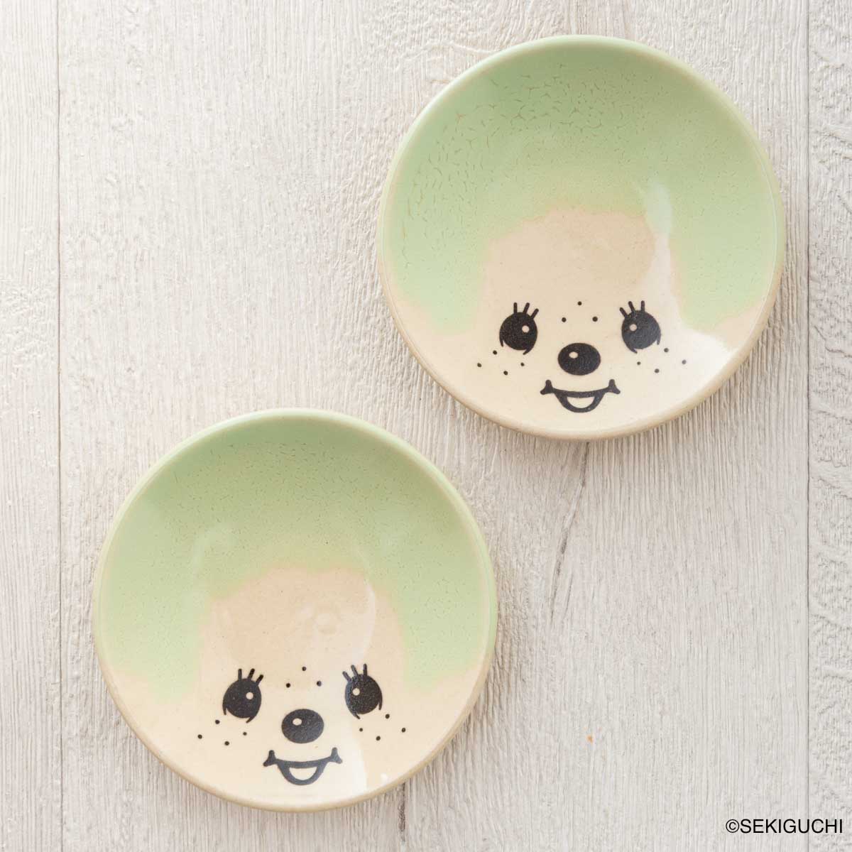 MASHICO 豆皿 モンチッチ ミントグリーン
