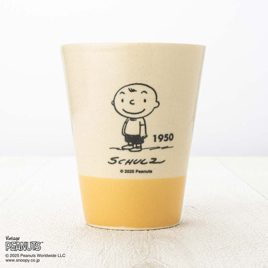 MASHICO タンブラー PEANUTS [CHARLIE BROWN 1950] イエロー