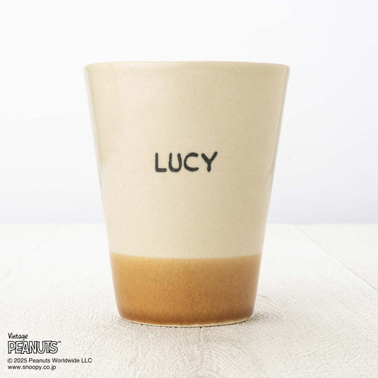 MASHICO タンブラー PEANUTS [LUCY 1952] アンバー