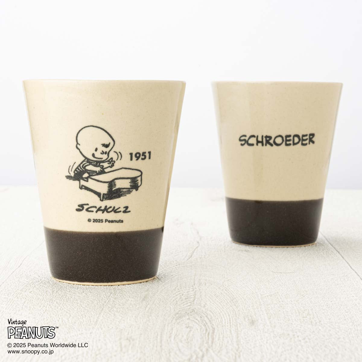 MASHICO タンブラー PEANUTS [SCHROEDER 1951] ブラック – ヒキダシストア