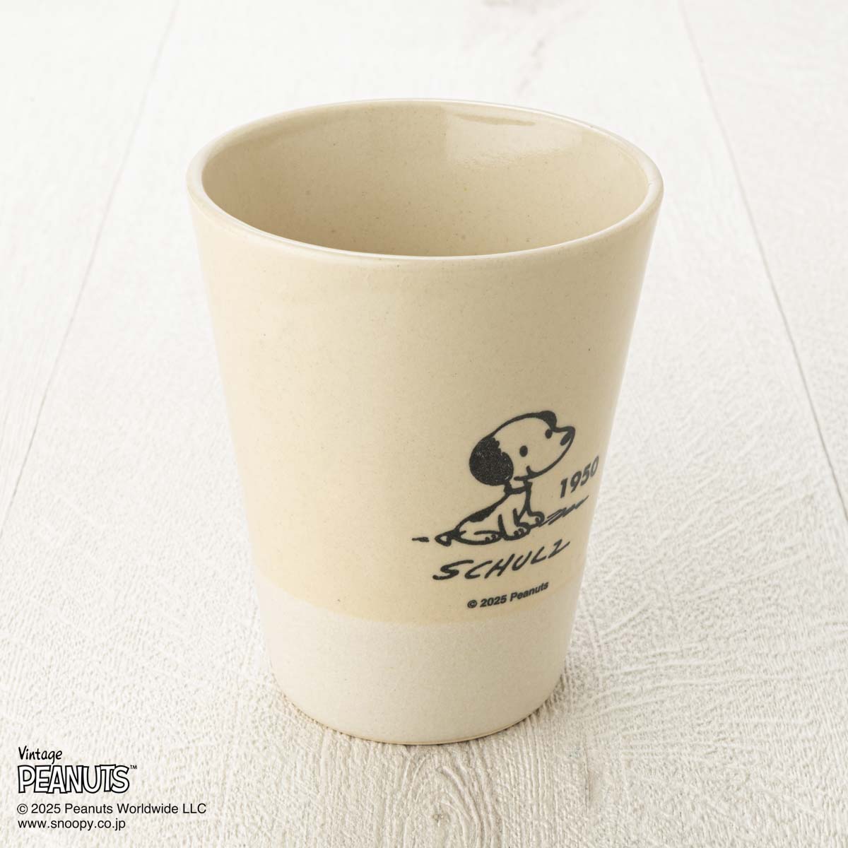 MASHICO タンブラー PEANUTS [SNOOPY 1950] ホワイト – ヒキダシストア