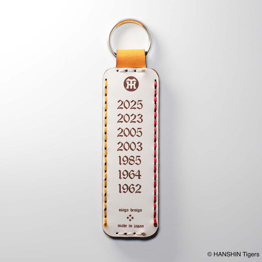 OJAGA DESIGN 阪神タイガース キーホルダー（長四角型）[2025 JERA セ・リーグ優勝記念]【2025年10月下旬より順次お届け予定】