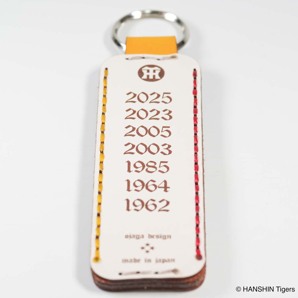 OJAGA DESIGN 阪神タイガース キーホルダー（長四角型）[2025 JERA セ・リーグ優勝記念]【2025年10月下旬より順次お届け予定】