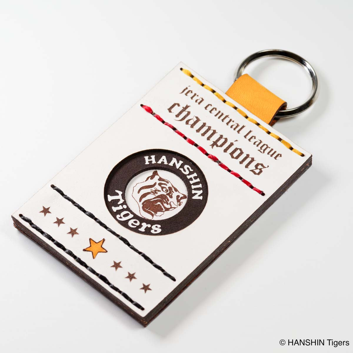 OJAGA DESIGN 阪神タイガース キーホルダー（四角型）[2025 JERA