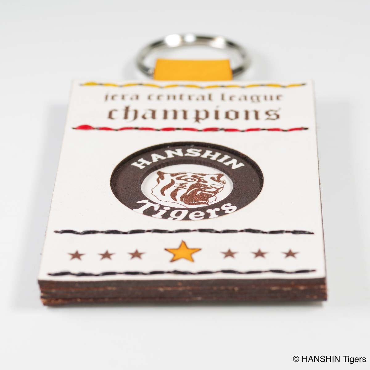 OJAGA DESIGN 阪神タイガース キーホルダー（四角型）[2025 JERA