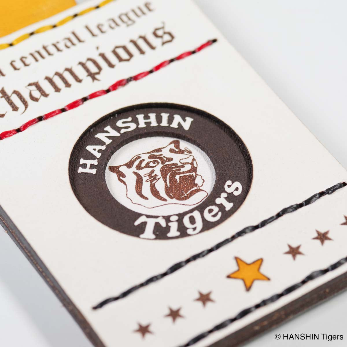 OJAGA DESIGN 阪神タイガース キーホルダー（四角型）[2025 JERA