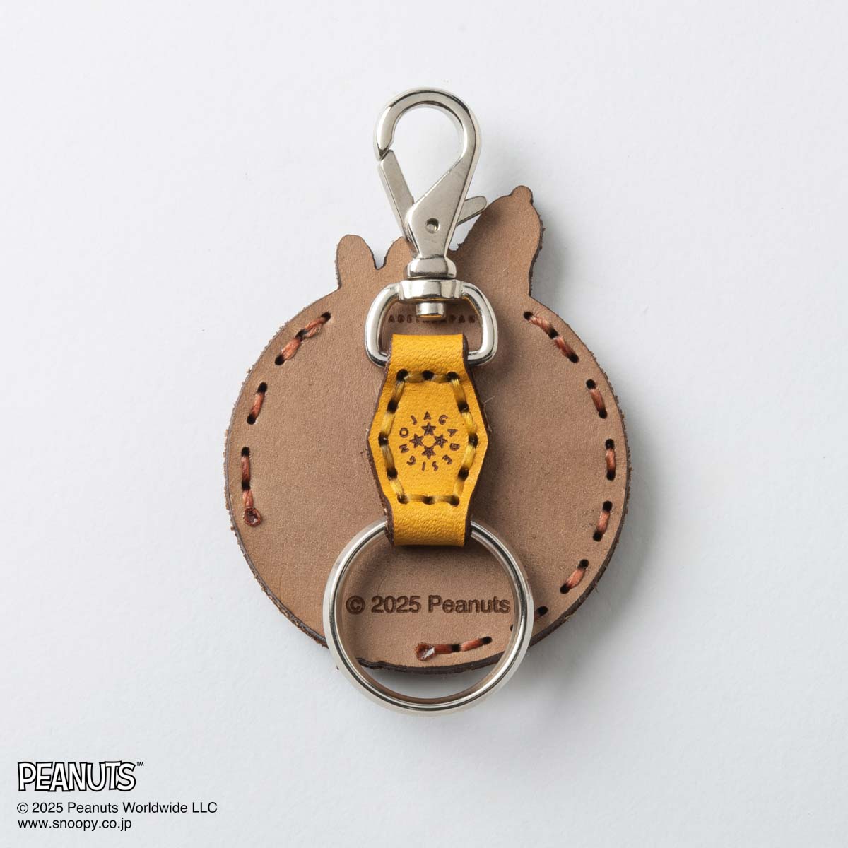 OJAGA DESIGN / Peanuts [75YEARS] キーホルダー Brown*