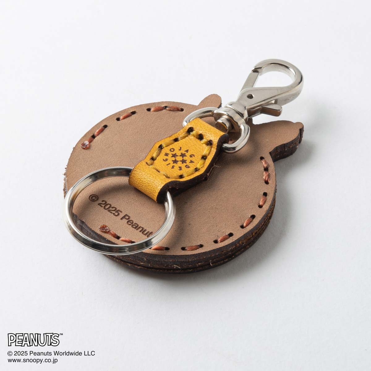 OJAGA DESIGN / Peanuts [75YEARS] キーホルダー Brown*