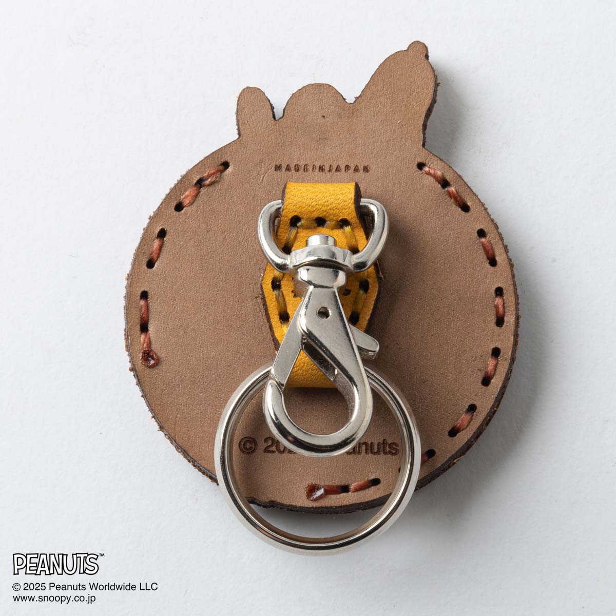 OJAGA DESIGN / Peanuts [75YEARS] キーホルダー Brown* – ヒキダシストア