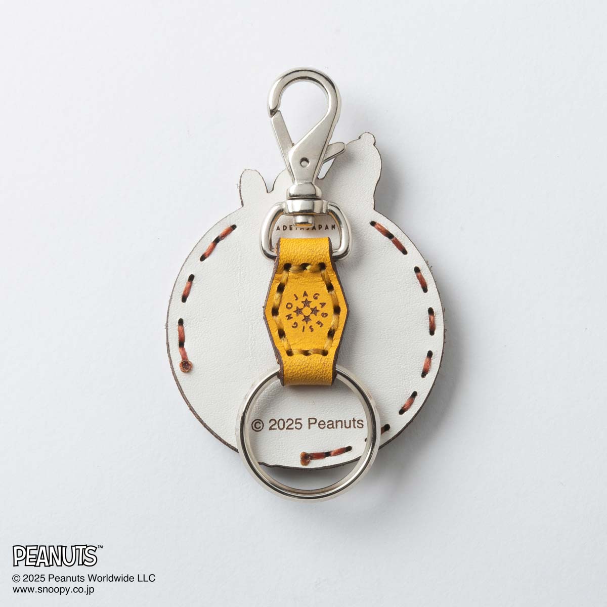 OJAGA DESIGN / Peanuts [75YEARS] キーホルダー White