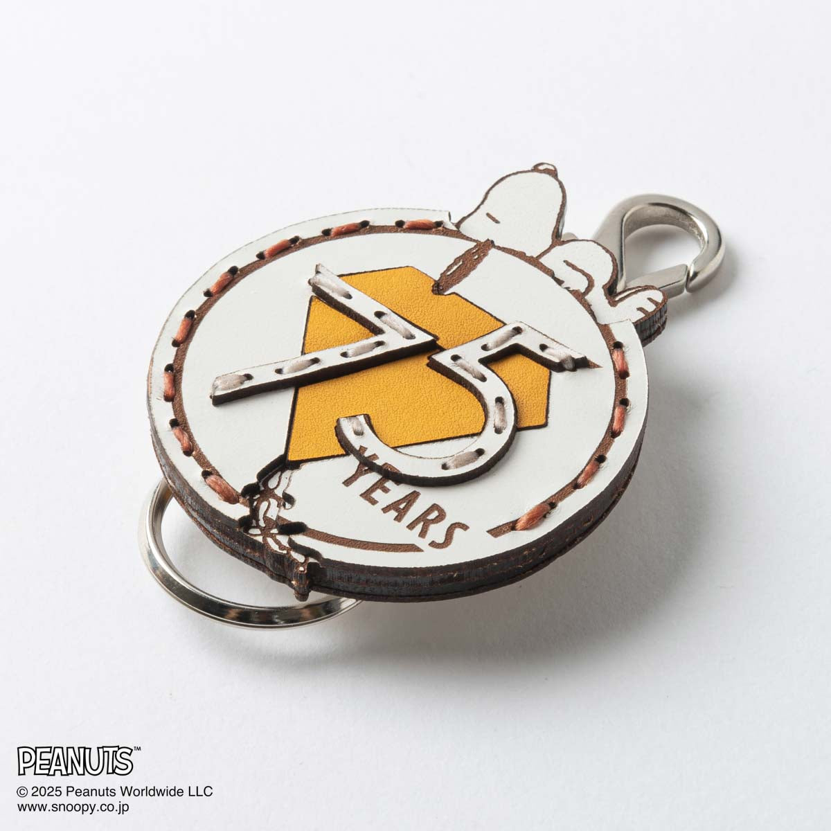 OJAGA DESIGN / Peanuts [75YEARS] キーホルダー White